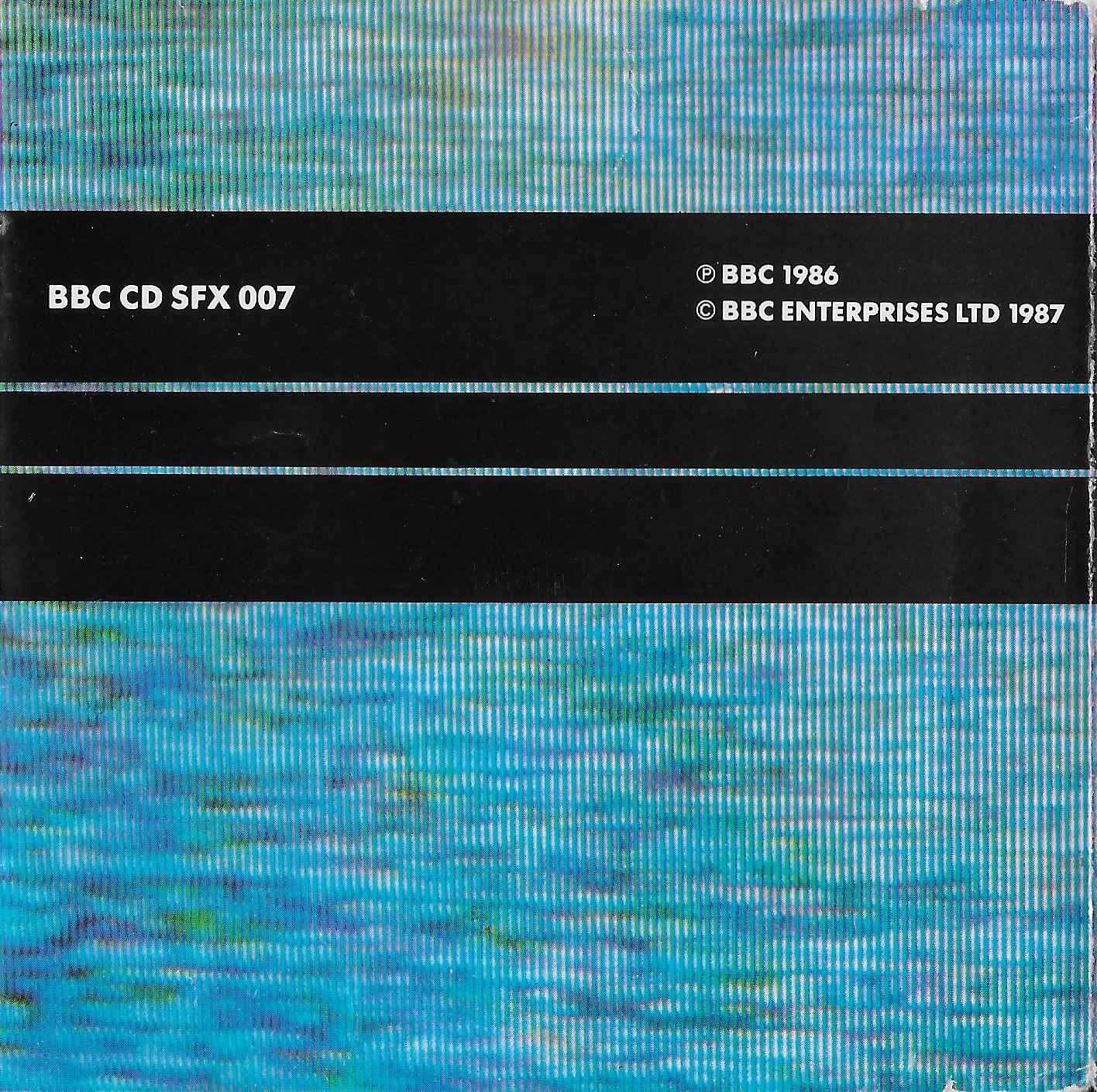 Middle of cover of BBCCD SFX007